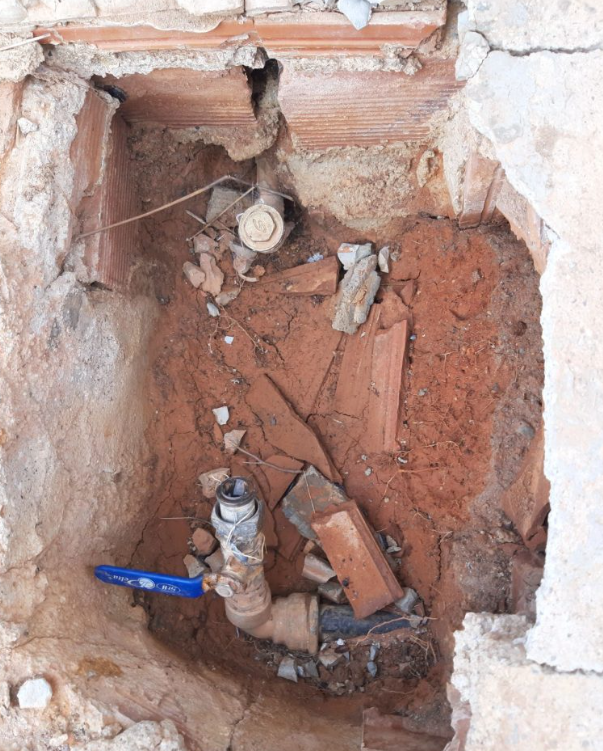 Hidrogea Cartagena removed the water meter - Truth After Abuse